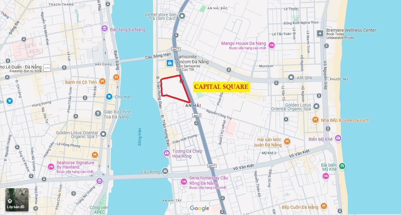 Captial Square Đà Nẵng - vị trí