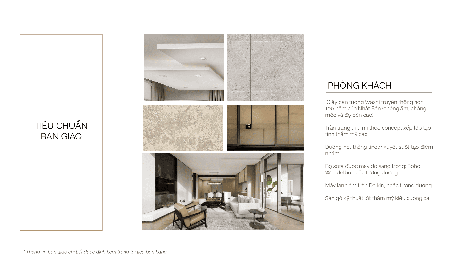 NOBU DANANG – CĂN HỘ NGHỈ DƯỠNG NOBU ĐẦU TIÊN TẠI ĐÔNG NAM Á 92 Tiêu chuẩn bàn giao của Nobu Danang1