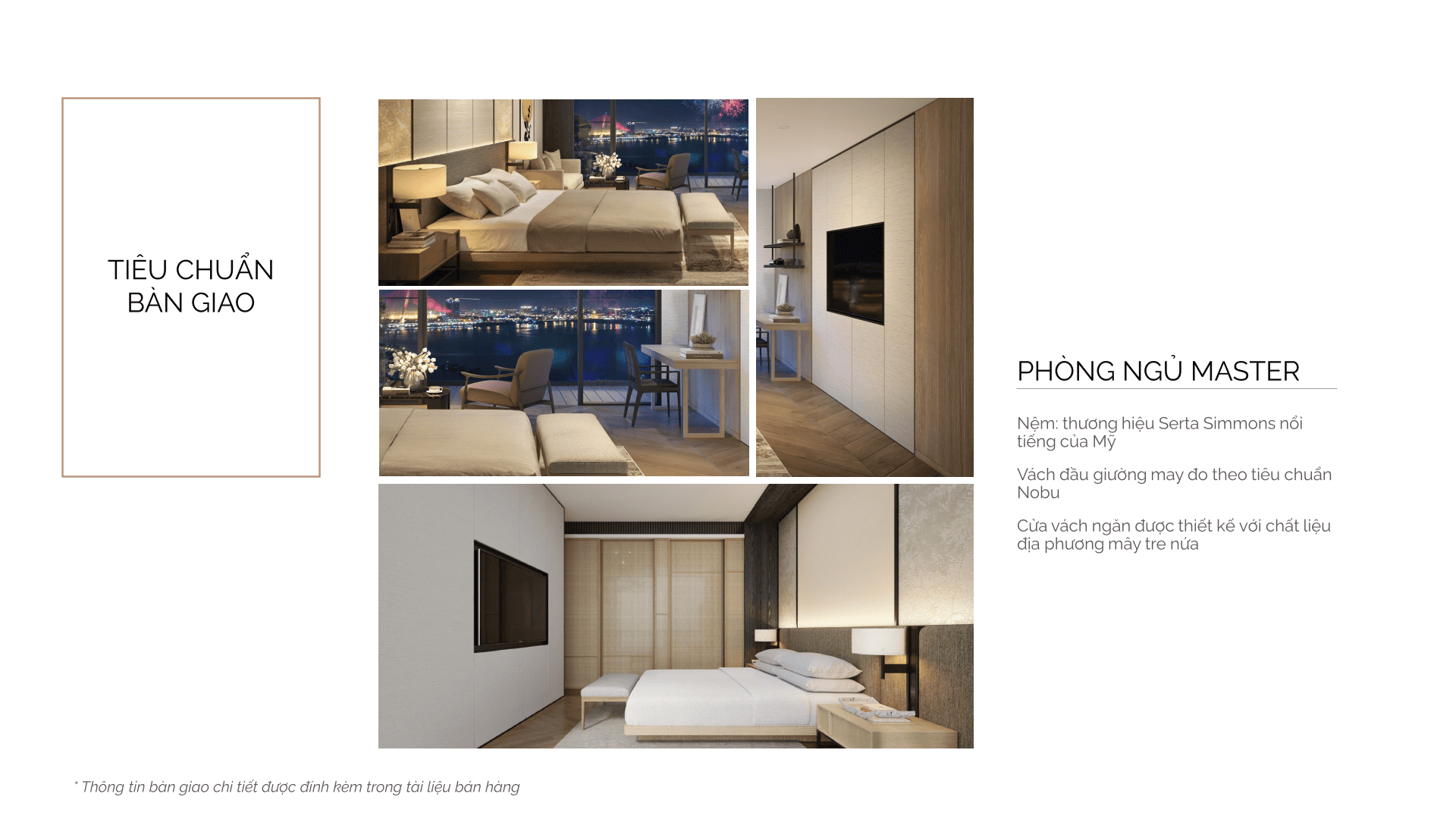 NOBU DANANG – CĂN HỘ NGHỈ DƯỠNG NOBU ĐẦU TIÊN TẠI ĐÔNG NAM Á 94 Tiêu chuẩn bàn giao của Nobu Danang3